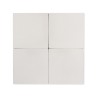 Solid White Cement Tile