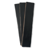 Handmade 2x10 Black Matte Undulated Subway Tile