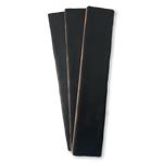 Handmade 2x10 Black Matte Undulated Subway Tile