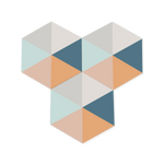 Carousel-III Hexagon Cement Tile
