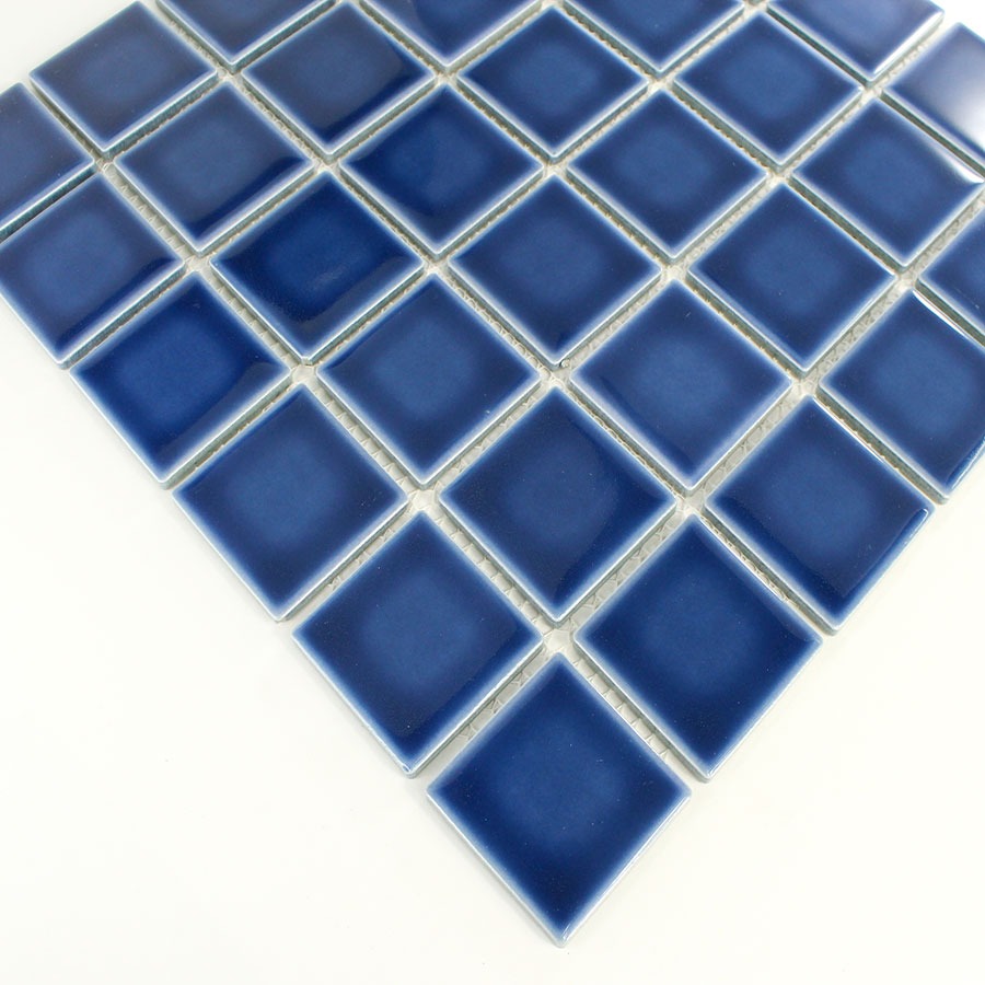 2x2 Navy Blue Pool Mosaic Tile