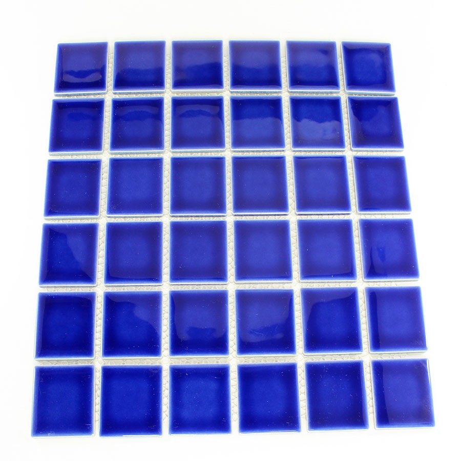 2x2 Royal Blue Pool Mosaic Tile