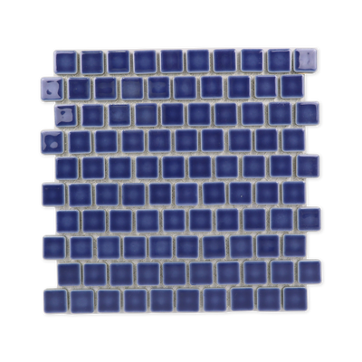 1x1 Navy Blue Pool Mosaic Tile