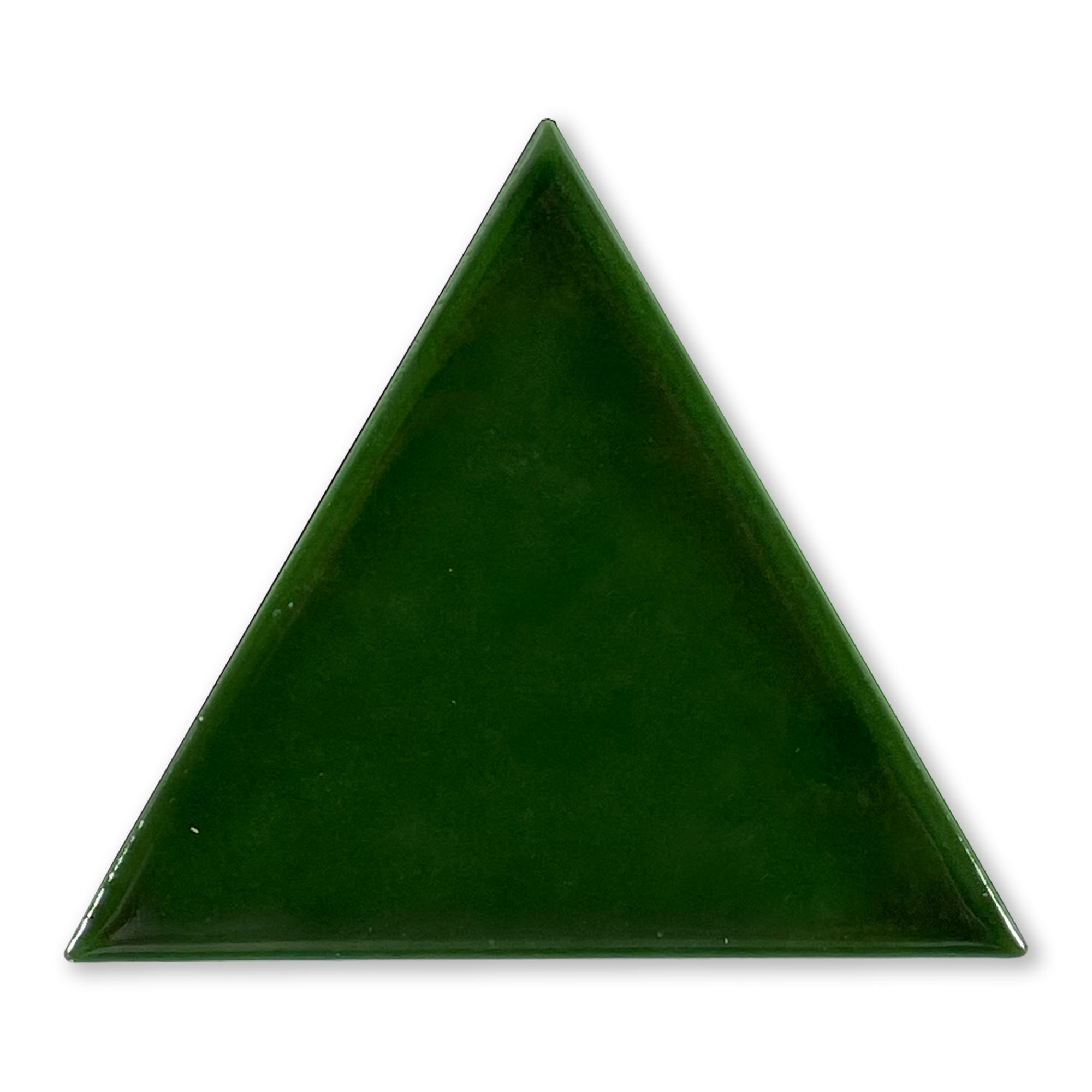 Emerald Green 6x6 Triangle Glossy Subway Tile