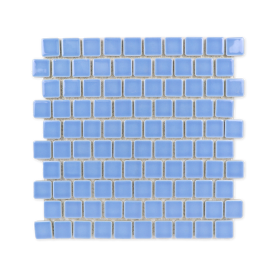 1x1 Sky Blue Pool Mosaic Tile