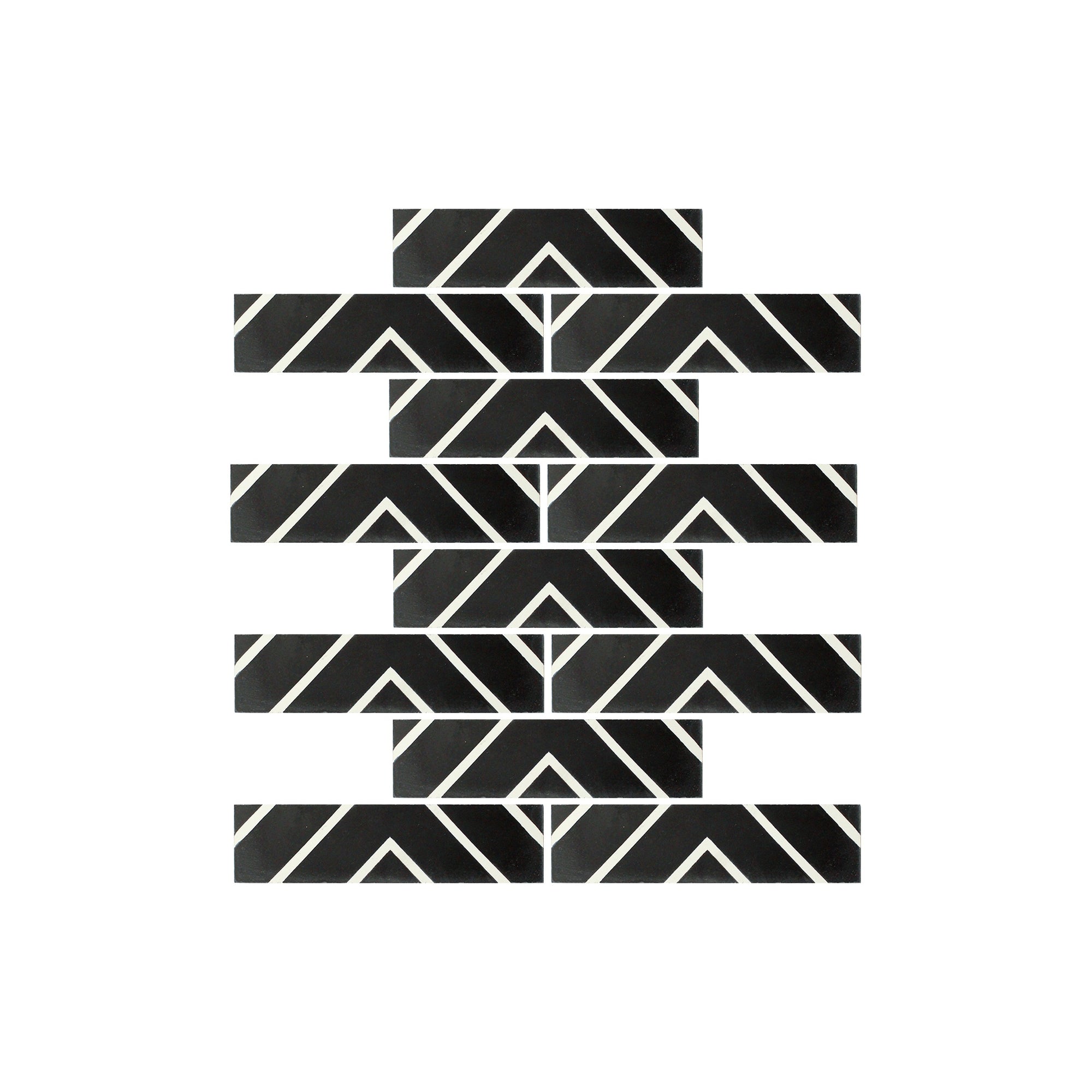 Labirento 2x8 Brick Cement Tile - Lot of 143.64 sq ft