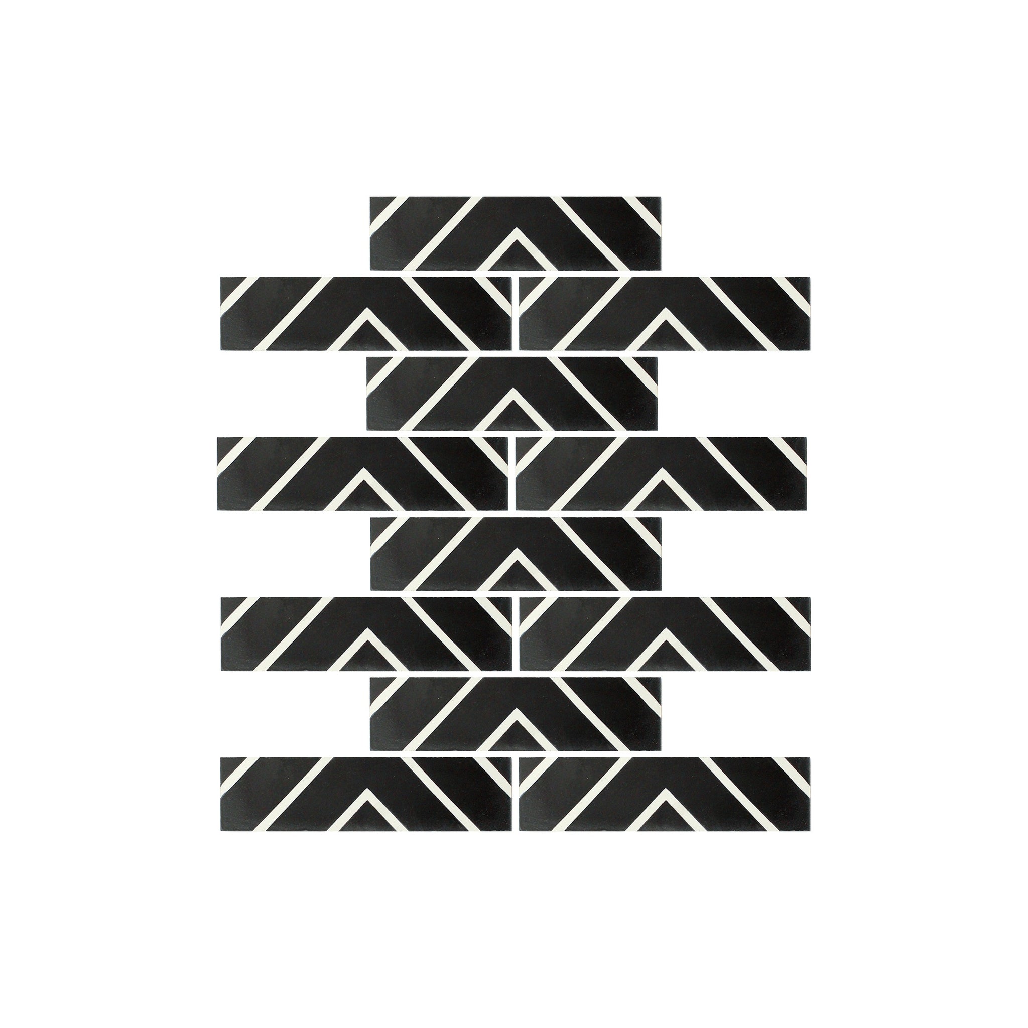 Labirento 2x8 Brick Cement Tile - Lot of 143.64 sq ft
