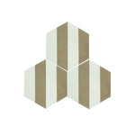 Vernice-I Hexagon Cement Tile - Lot of 89 sq ft
