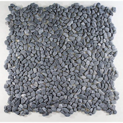 Nero Black Mini Pebble Stone Mosaic
