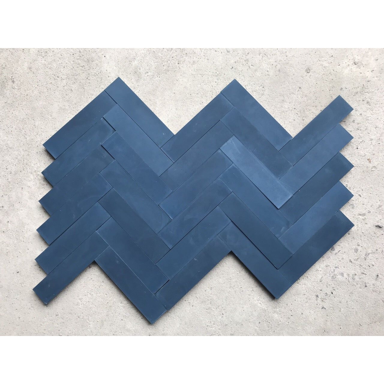 Navy Blue 2x8 Cement Tile