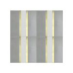 Stripe® Grey Cement Tile with Brass Inlay