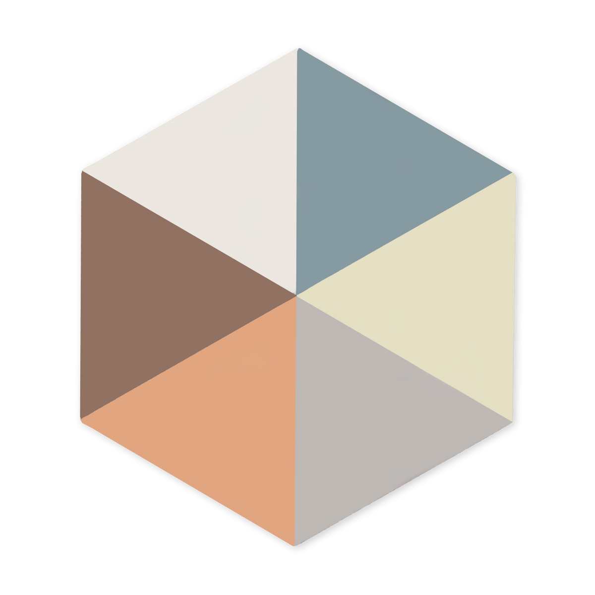 Carousel-II Hexagon Cement Tile | Cemento Collection - Cemento Collection