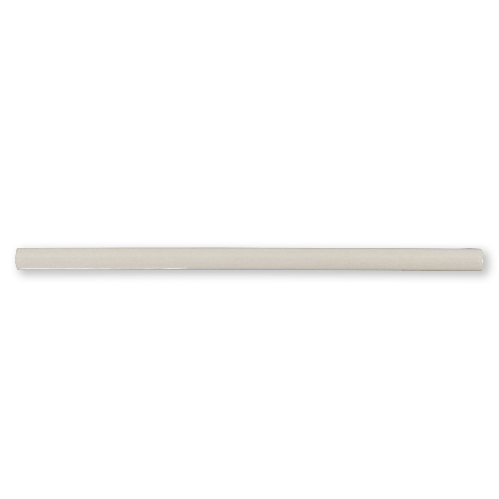 Extruded Off White Glossy Pencil - 1⁄2X12 - Cemento Collection