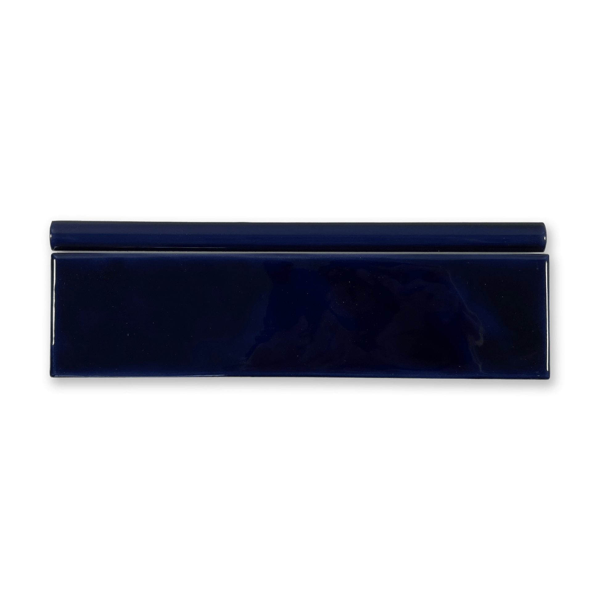 Handmade 1/2X8 Oxford Blue Glossy Pencil - Cemento Collection