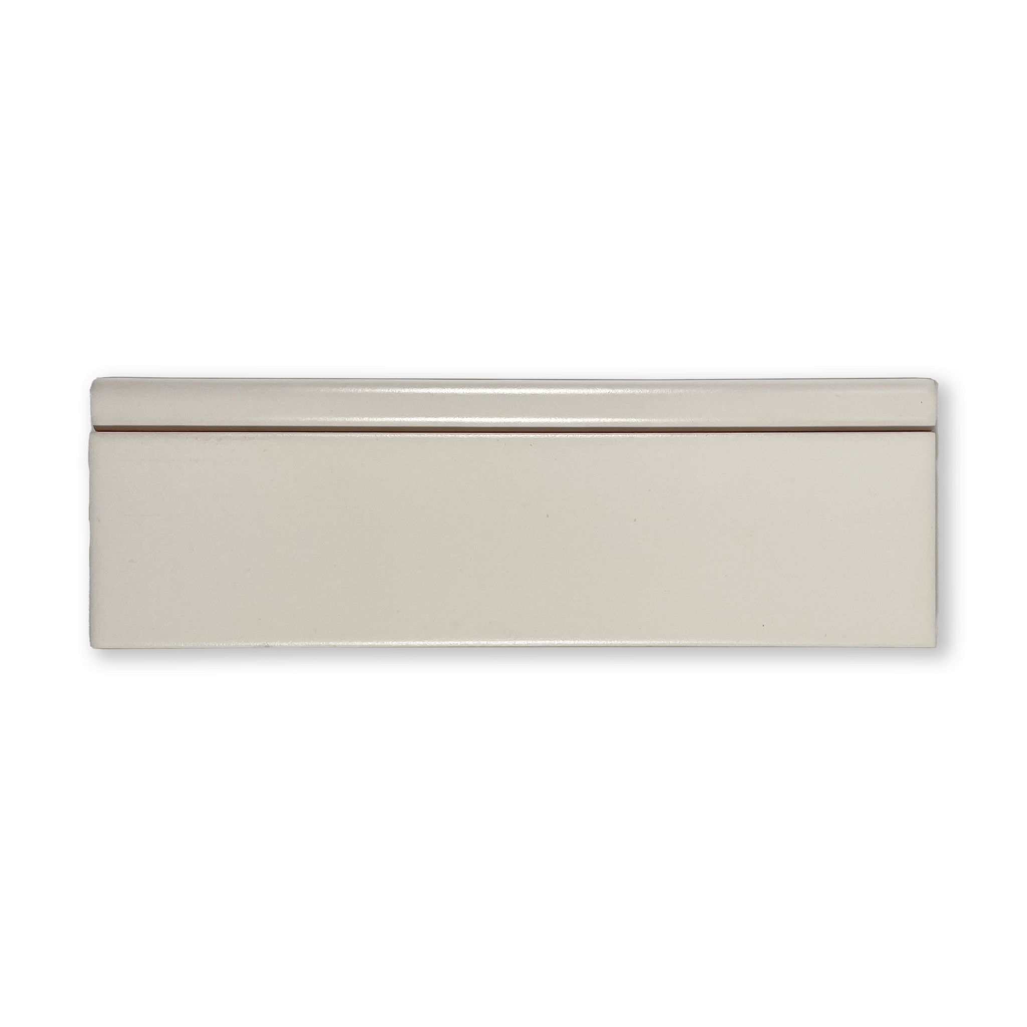 Handmade 1/2X8 White Flat Matte Pencil - Cemento Collection