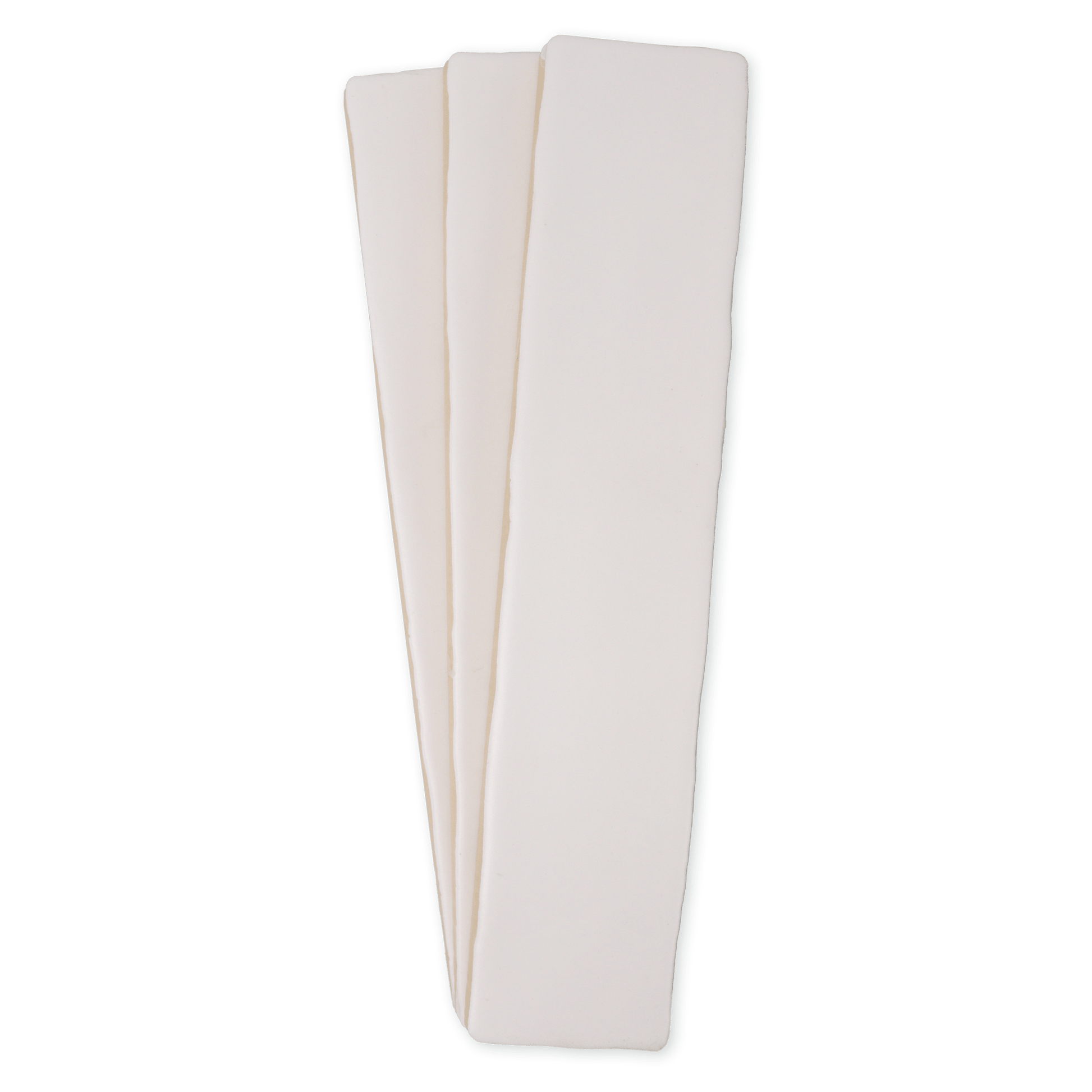 Handmade 2x10 Snow White Matte Undulated Subway Tile - Cemento Collection