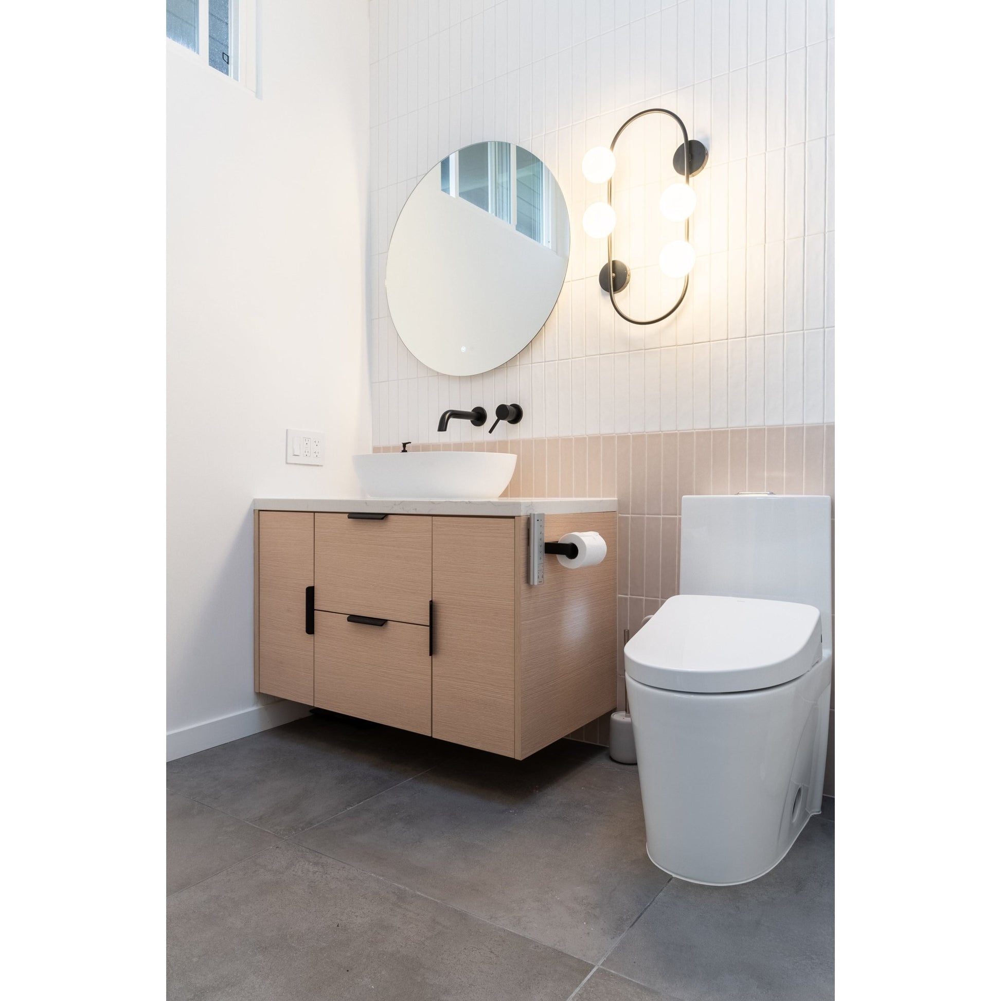 Handmade 2x10 Snow White Matte Undulated Subway Tile - Cemento Collection