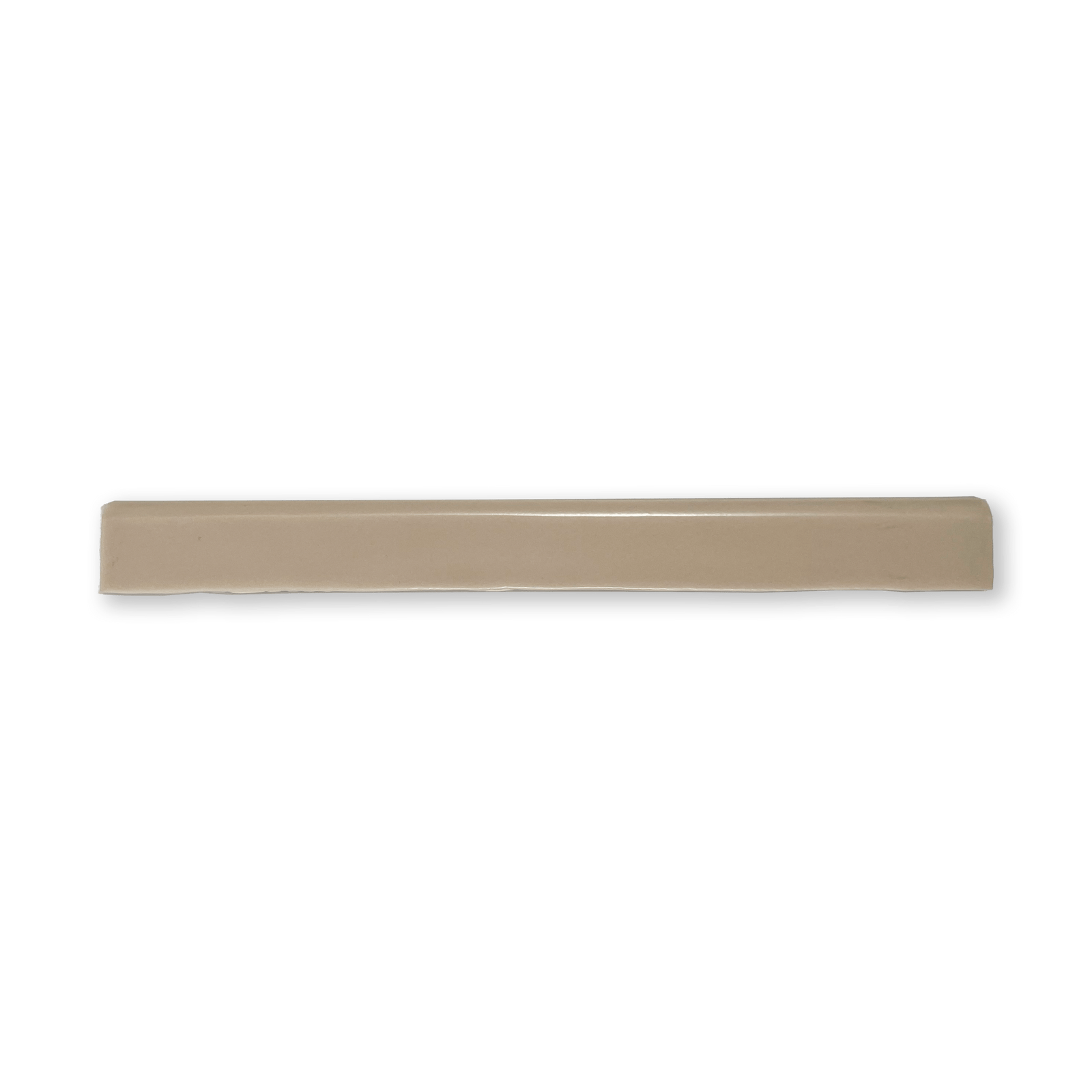 Handmade 3/4x10 Sand Matte Bullnose Pencil Trim - Cemento Collection