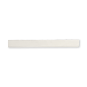 Handmade 3/4x10 Snow White Matte Bullnose Pencil Trim - Cemento Collection
