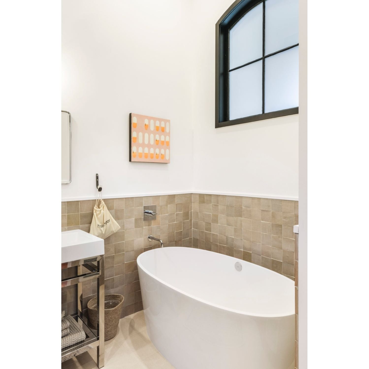 Handmade Moroccan Zellige 4x4 Tan Terracotta Tile - Cemento Collection