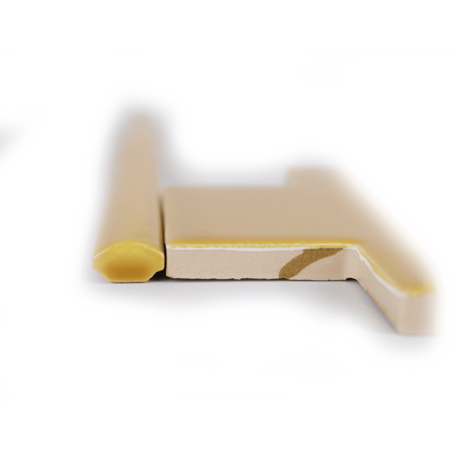 Puzzle Plus Mustard Yellow Glossy Pencil - 1⁄2X12 - Cemento Collection