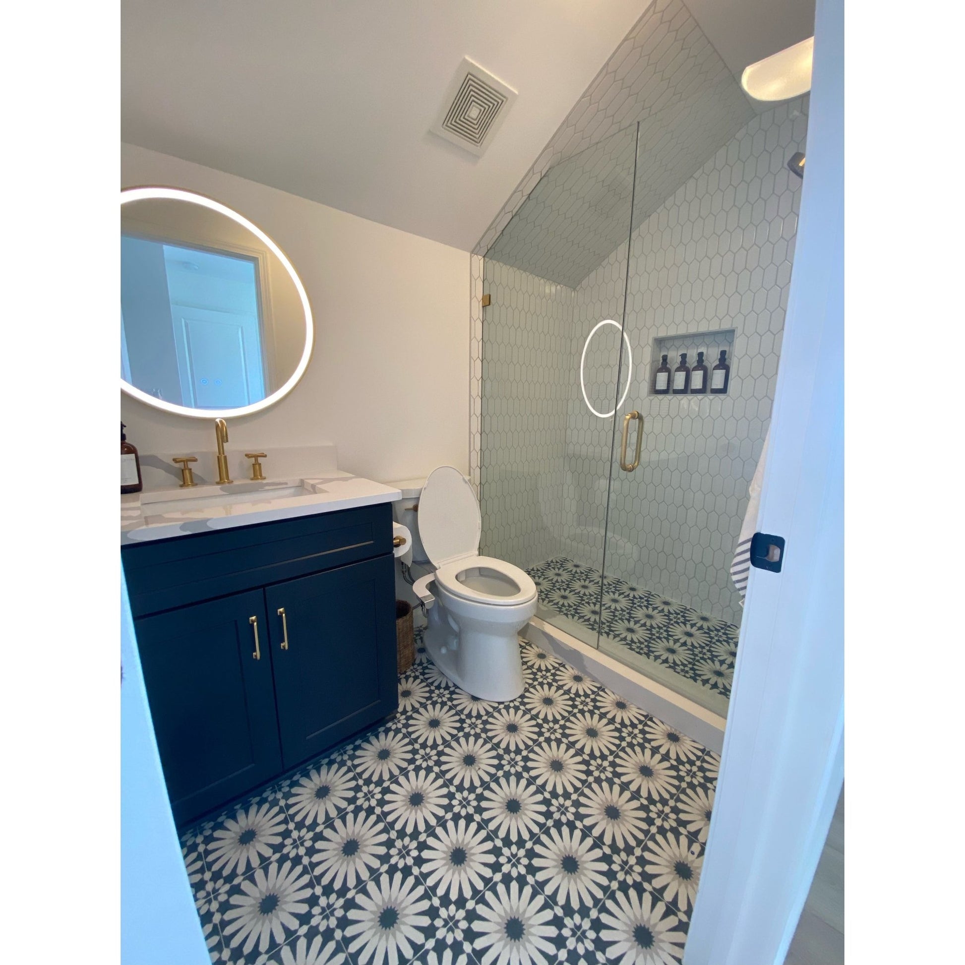 Sunflower Cement Tile - Cemento Collection